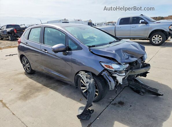 3HGGK5H82KM744913 2019 HONDA FIT Серый Передняя правая четверть