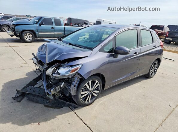 3HGGK5H82KM744913 2019 HONDA FIT Серый Передняя левая четверть
