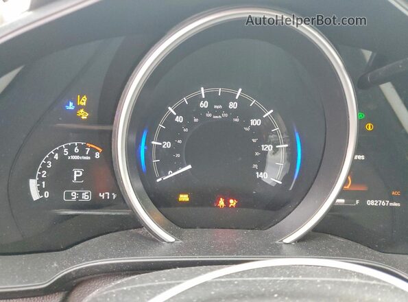 3HGGK5H84KM731287 2019 HONDA FIT Серебряный Вид щитка приборов