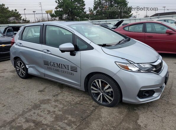 3HGGK5H84KM731287 2019 HONDA FIT Серебряный Передняя правая четверть