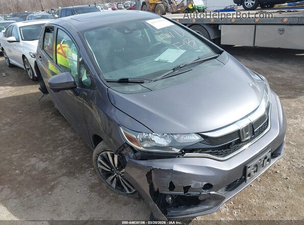 3HGGK5H86KM751413 2019 HONDA FIT Серый Передняя правая четверть