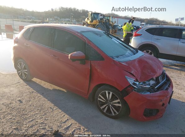 3HGGK5H88JM735938 2018 HONDA FIT Красный Передняя правая четверть