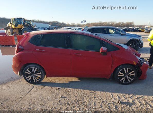 3HGGK5H88JM735938 2018 HONDA FIT Красный Вид задней части салона