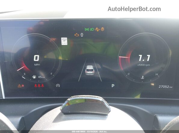 3KMJC3DE3SE020012 2025 HYUNDAI TUCSON Белый Вид задних сидений