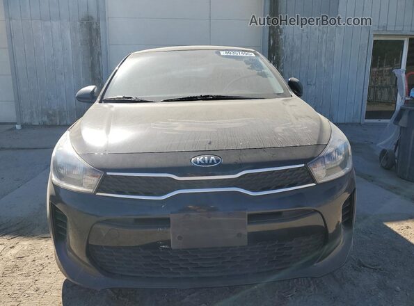 3KPA24AB2JE046641 2018 KIA RIO Black Widok z przodu