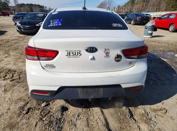 3KPA24AB2KE198550 2019 KIA RIO White Rear view
