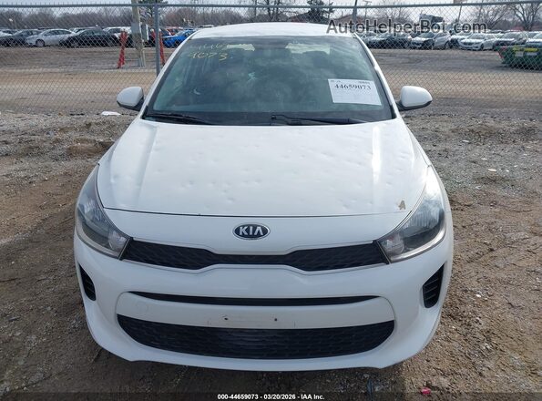 3KPA24AB4JE046378 2018 KIA RIO Белый Вид спереди