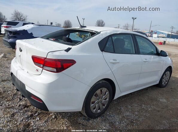 3KPA24AB4JE046378 2018 KIA RIO Белый Задняя правая четверть