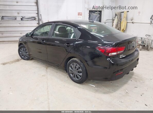 3KPA24AD0LE274690 2020 KIA RIO Black Trasero izquierdo