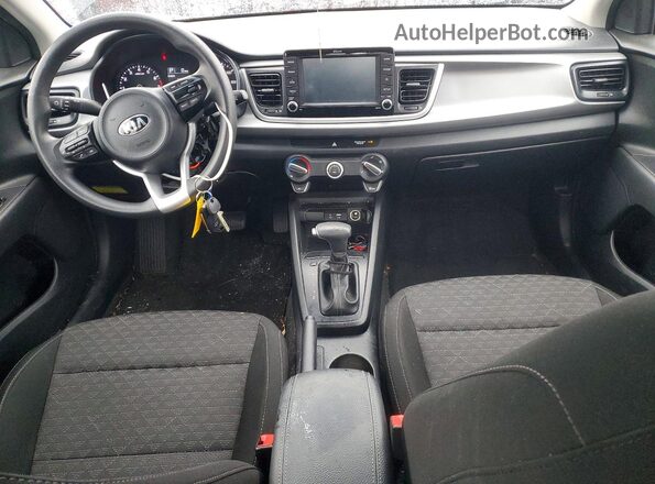 3KPA24AD0LE335567 2020 KIA RIO Черный Вид панели приборов