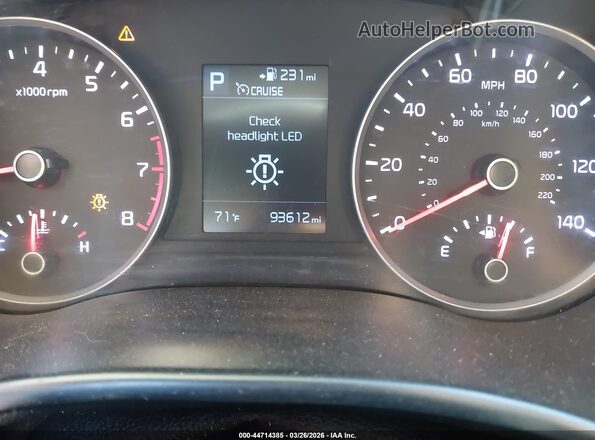 3KPA24AD0LE343023 2020 KIA RIO Серый Вид задних сидений