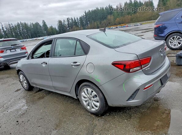 3KPA24AD0ME367341 2021 KIA RIO Silver Задня ліва чверть