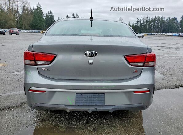 3KPA24AD0ME367341 2021 KIA RIO Silver Вид ззаду