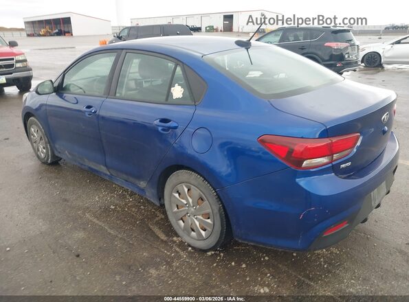 3KPA24AD1LE298688 2020 KIA RIO Синий Задняя левая четверть