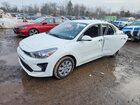 2022 Kia Rio Lx White vin: 3KPA24AD1NE434594