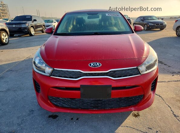 3KPA24AD2LE327986 2020 KIA RIO Красный Вид спереди