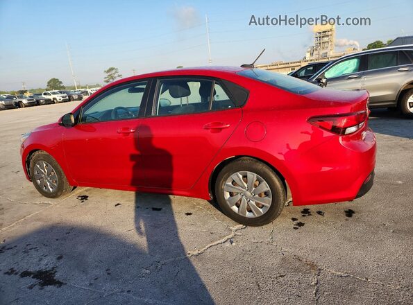 3KPA24AD2LE327986 2020 KIA RIO Красный Задняя левая четверть