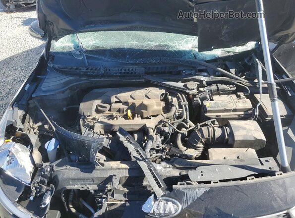 3KPA24AD2LE343833 2020 KIA RIO Black Vista interior trasera
