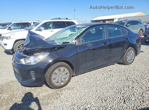 3KPA24AD2LE343833 2020 KIA RIO Black Vista tres cuartos delantera izquierda