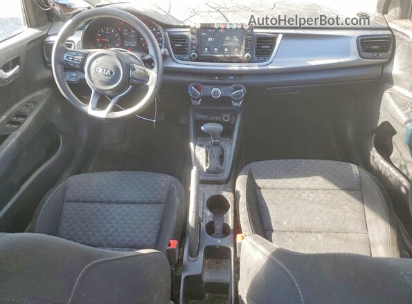 3KPA24AD2LE343833 2020 KIA RIO Black Vista del salpicadero