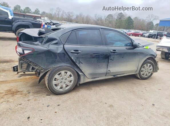 3KPA24AD2ME400596 2021 KIA RIO Black Задня права чверть