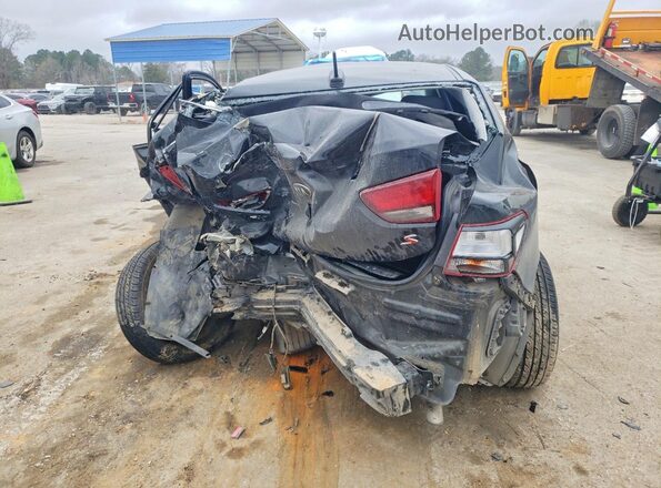 3KPA24AD2ME400596 2021 KIA RIO Black Вид ззаду
