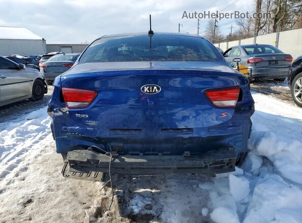 3KPA24AD4LE275020 2020 KIA RIO Blue Widok z tyłu