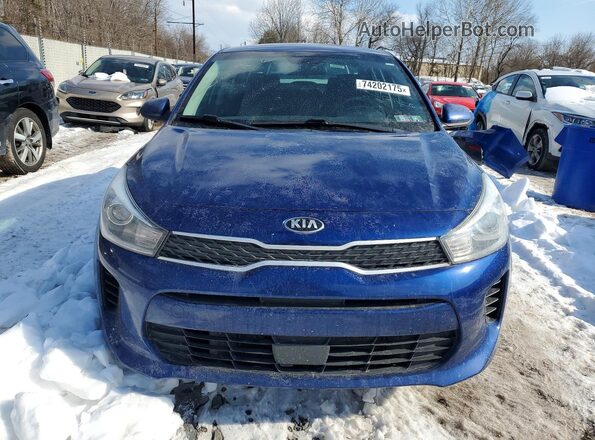 3KPA24AD4LE275020 2020 KIA RIO Blue Widok z przodu