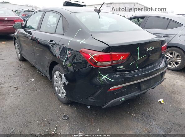 3KPA24AD4PE565747 2023 KIA RIO Черный Вид спереди