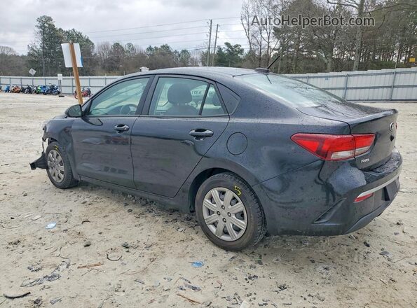 3KPA24AD6ME382832 2021 KIA RIO Черный Задняя левая четверть