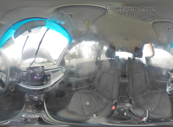 3KPA24AD6ME382832 2021 KIA RIO Черный Панорамный вид салона 360°