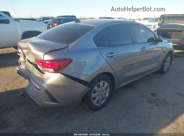 3KPA24AD6PE619694 2023 KIA RIO Серебряный Задняя правая четверть