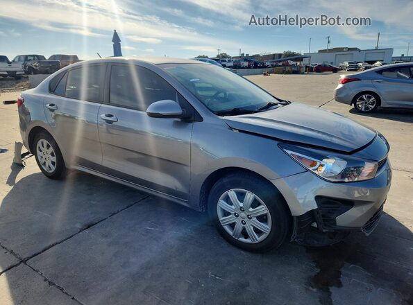 3KPA24AD7NE439069 2022 KIA RIO Серый Передняя правая четверть