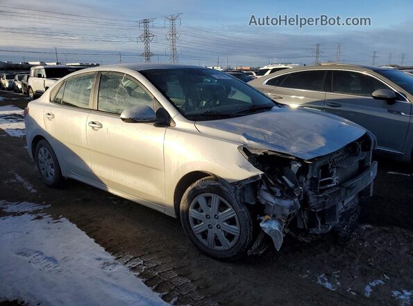 3KPA24AD8ME413644 2021 KIA RIO Silver Передня права чверть