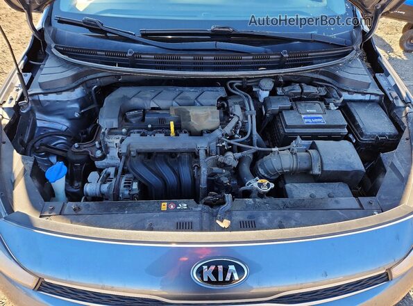 3KPA24AD9LE302096 2020 KIA RIO Серый Вид задней части салона