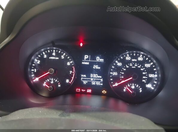 3KPA24AD9LE360113 2020 KIA RIO Черный Вид задних сидений