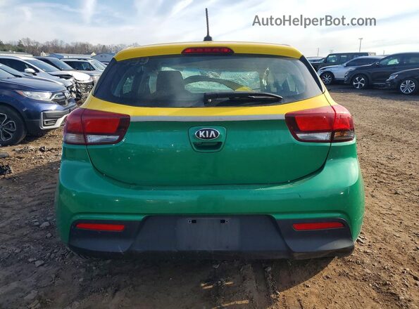 3KPA25AB1KE215876 2019 KIA RIO Двухцветный Вид сзади