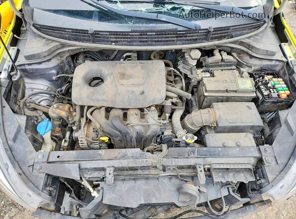 3KPA25AB1KE215876 2019 KIA RIO Двухцветный Вид задней части салона