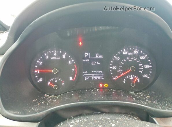 3KPA25AB1KE215876 2019 KIA RIO Двухцветный Вид щитка приборов