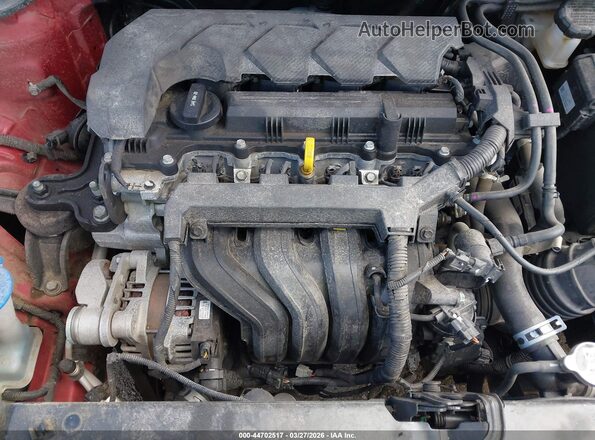 3KPA25AD2ME377181 2021 KIA RIO 5-DOOR Red Հետևի տեսք