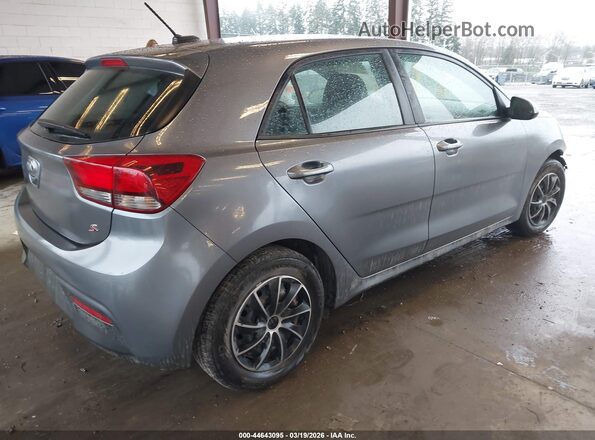 3KPA25AD3LE337528 2020 KIA RIO 5-DOOR Gray Trasero derecho