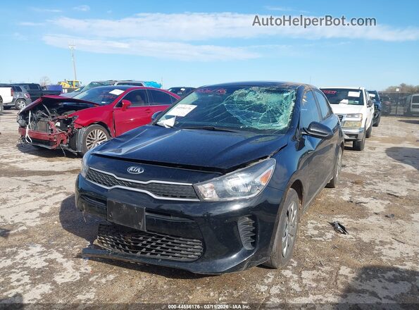 3KPA25AD4LE337585 2020 KIA RIO 5-DOOR Black Vista tres cuartos delantera izquierda