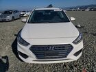 2019 Hyundai Accent Se Белый vin: 3KPC24A30KE071684