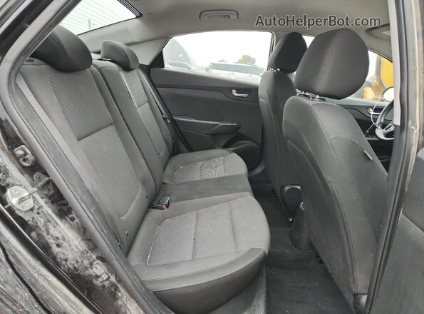 3KPC24A38JE026068 2018 HYUNDAI ACCENT Черный Вид задних сидений