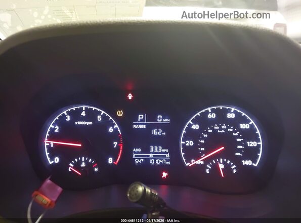 3KPC24A3XKE077041 2019 HYUNDAI ACCENT Белый Вид задних сидений