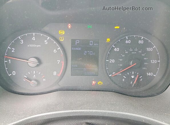 3KPC24A60ME148731 2021 HYUNDAI ACCENT Black Vista del cuadro de instrumentos