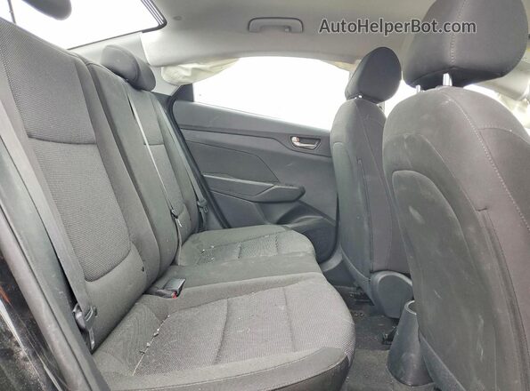 3KPC24A60ME148731 2021 HYUNDAI ACCENT Black Vista de los asientos traseros