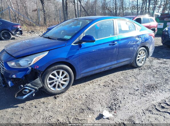 3KPC24A62LE107399 2020 HYUNDAI ACCENT Синий Передняя левая четверть