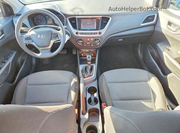 3KPC24A62ME149525 2021 HYUNDAI ACCENT Серый Вид панели приборов