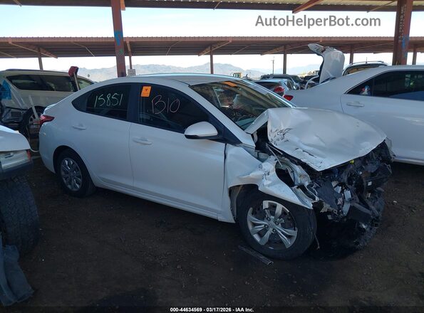 3KPC24A63LE092895 2020 HYUNDAI ACCENT White Widok zestawu wskaźników